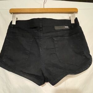 Hurley brand black women's mini shorts size 27